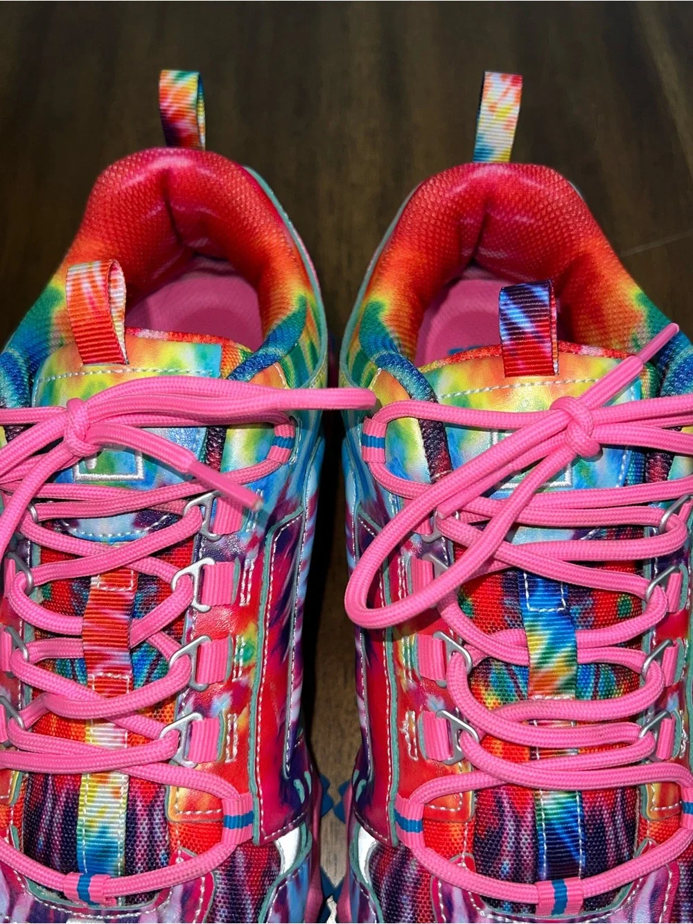 Fila Multicolor Tie Dye Sneakers 5JM01565-781 Womens Size 11